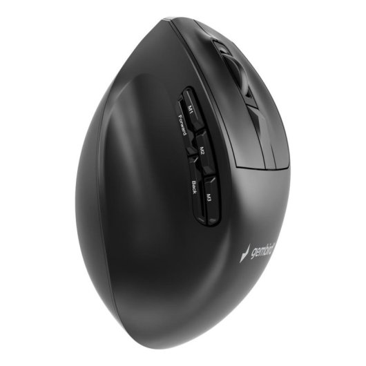 Ratón Gembird MUSW3-9B-01 RF Wireless Bluetooth USB 2400 DPI Nero 9 Pulsanti