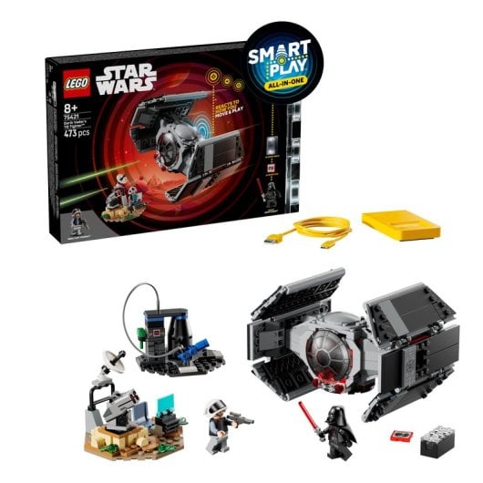 LEGO Star Wars SMART Play Caza TIE de Darth Vader 75421 473 piezas