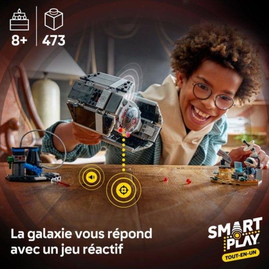 LEGO Star Wars SMART Play Caza TIE de Darth Vader 75421 473 piezas