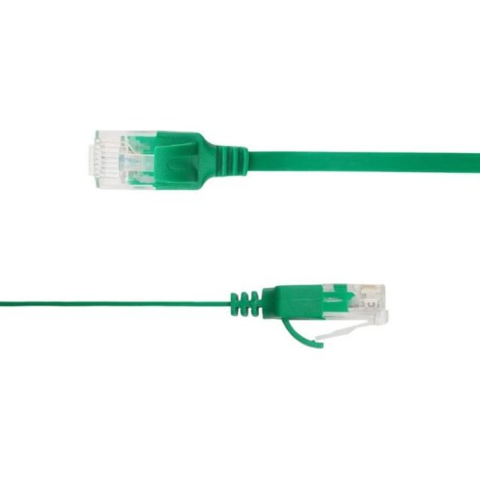 Cable de red LinkIT Cat6a U/UTP plano 4,5 m verde