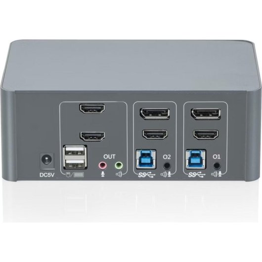 Interrupteur KVM Digitus DS-12865 Dual Display 4K