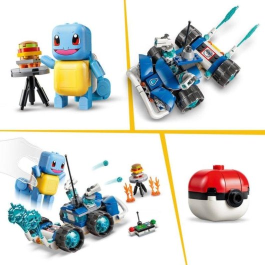 LEGO Pokémon Smart Play Carapuce y Buggy del Entrenador 72156 320 piezas