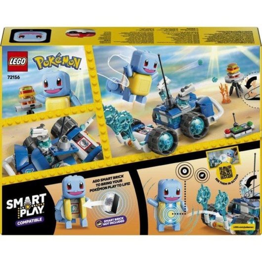 LEGO Pokémon Smart Play Carapuce y Buggy del Entrenador 72156 320 piezas