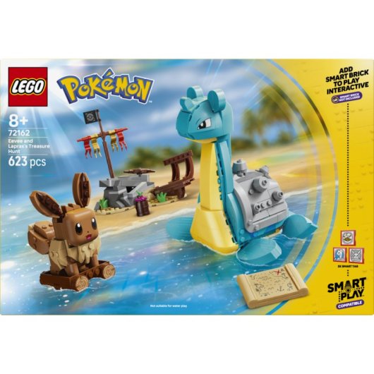LEGO Pokémon Smart Play Búsqueda Del Tesoro De Évoli Y Lokhlass 72162 623 peças