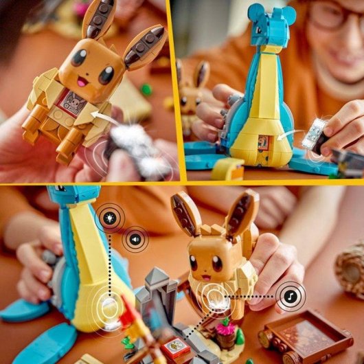LEGO Pokémon Smart Play Búsqueda Del Tesoro De Évoli Y Lokhlass 72162 623 peças