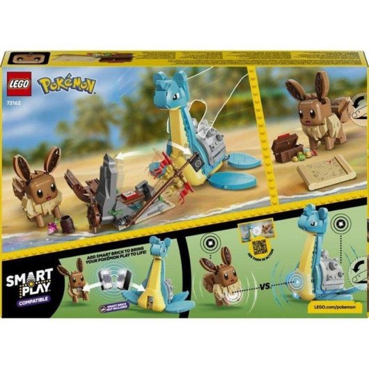 LEGO Pokémon Smart Play Búsqueda Del Tesoro De Évoli Y Lokhlass 72162 623 peças