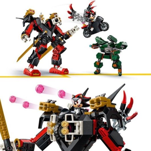 LEGO Sonic the Hedgehog Meca de Shadow vs. G.U.N. Trooper 77120 374 piezas