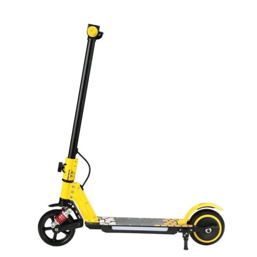 Patinete eléctrico Simate S5 130W Autonomía 8 km Plegable Amarillo