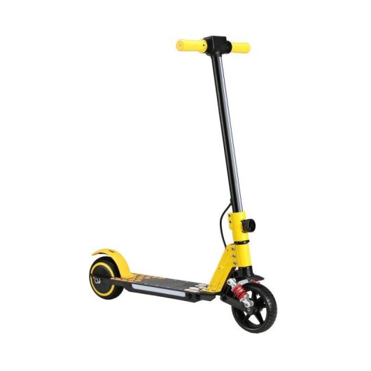 Patinete eléctrico Simate S5 130W Autonomía 8 km Plegable Amarillo