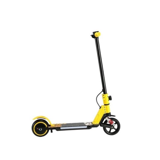 Patinete eléctrico Simate S5 130W Autonomía 8 km Plegable Amarillo