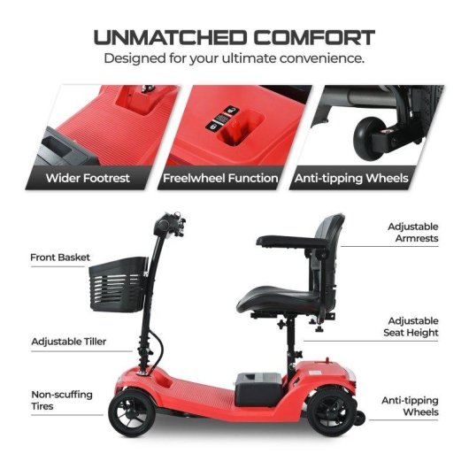 Scooter Eléctrico Sweetrich S2 Para Adultos 250W 12Ah