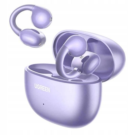 Auriculares Ugreen HiTune S3 inalámbricos Bluetooth 5.4 con reducción de ruido y resistencia IPX5 púrpura
