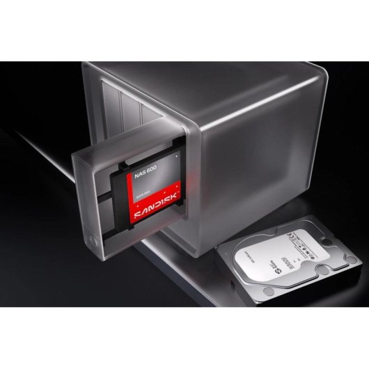 Disco Rígido Sandisk NAS 600 500GB SSD 2,5" 560MB/s 6Gbit/s para NAS