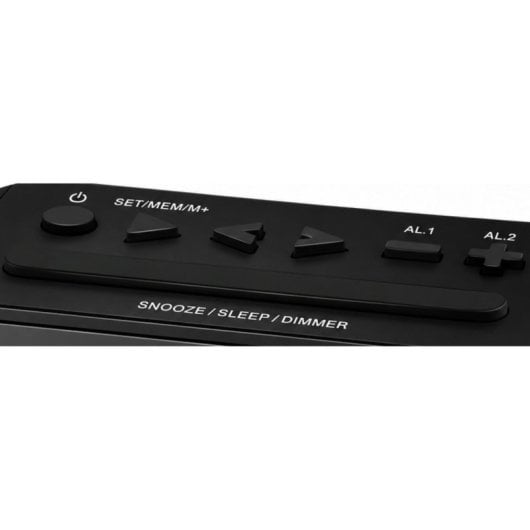Reloj despertador con radio Sencor SRC 1100 FM LED ámbar