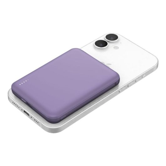 Power Bank Celly COLMAGPB5000VL 5000 mAh 15 W Ricarica Wireless Viola