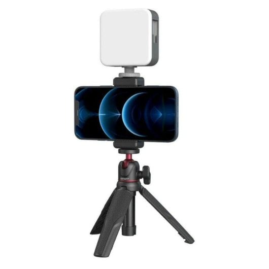 Kit de grabación Smallrig 3509 VK-30 con trípode Vigor VT-10 y luz LED ajustable