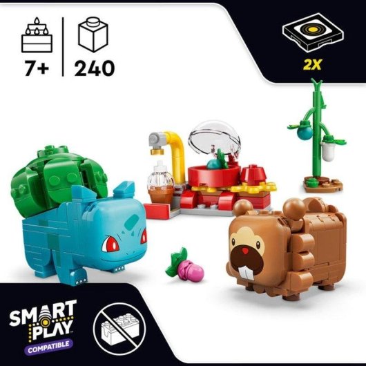LEGO Pokémon Smart Play Bulbasaur E Ivysaur 72155 240 pièces