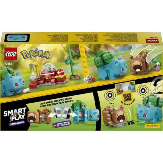 LEGO Pokémon Smart Play Bulbasaur E Ivysaur 72155 240 pièces