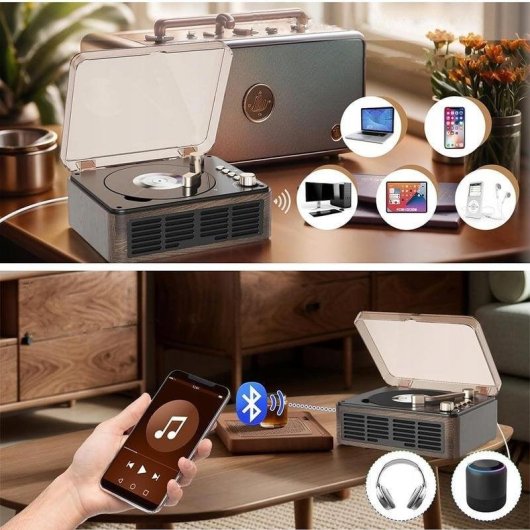 CD-speler Akai ACDP-100 Bluetooth 5.0 FM Radio Stereo HiFi