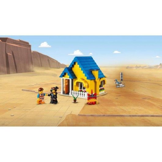 LEGO The Lego Movie 2 70831 2 en 1 Maison de Rêve d'Emmet et Fusée de Sauvetage 70831