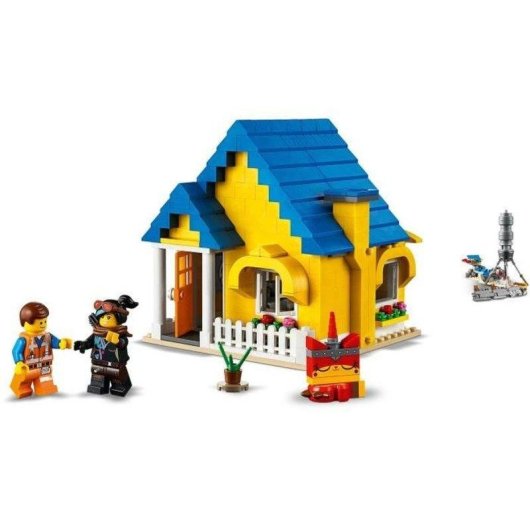 LEGO The Lego Movie 2 70831 2 en 1 Maison de Rêve d'Emmet et Fusée de Sauvetage 70831