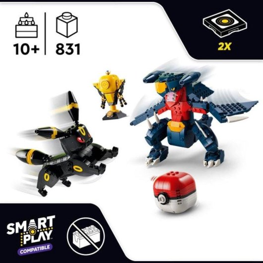 LEGO Pokémon Smart Play Batalla Noctali y Carchacrok 72165 831 piezas