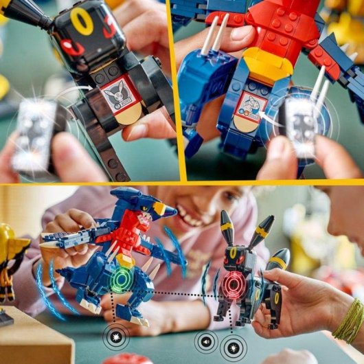LEGO Pokémon Smart Play Batalla Noctali y Carchacrok 72165 831 piezas