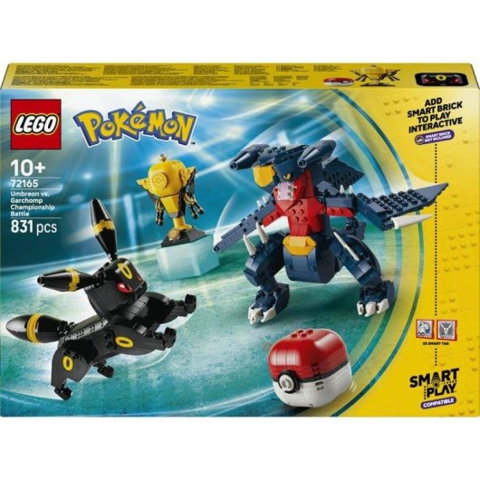 LEGO Pokémon Smart Play Batalla Noctali y Carchacrok 72165 831 piezas