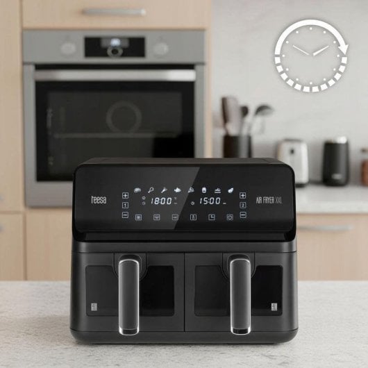 Freidora de aire Teesa AIR FRYER DUAL POT 8 L 2700 W doble cesta