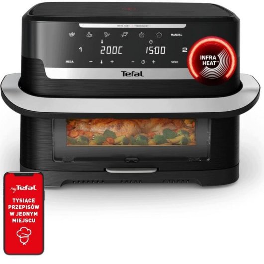 Friggitrice ad Aria Tefal EY9278E0 9L 2700W con Pannello Touch e Programmi Automatici