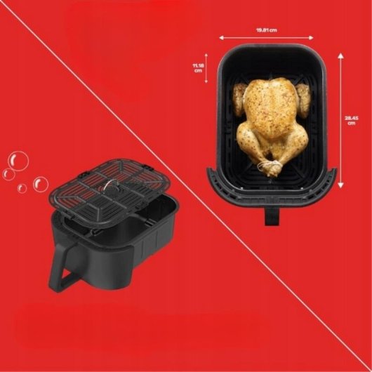 Friteuse sans Huile Instant Pot Slim 6 5,7L 1700W avec Écran LED Tactile