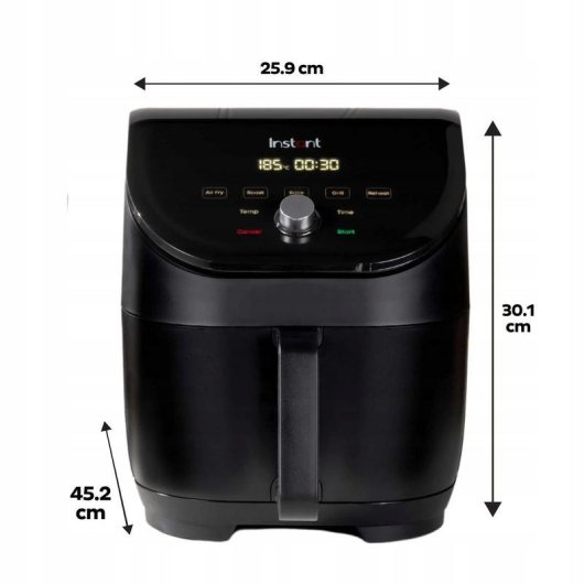 Friteuse sans Huile Instant Pot Slim 6 5,7L 1700W avec Écran LED Tactile