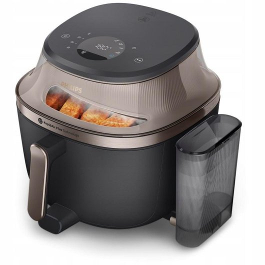 Fritadeira de Ar Philips 5000 NA547/07 7,2L 2000W com Vapor e Revestimento Cerâmico