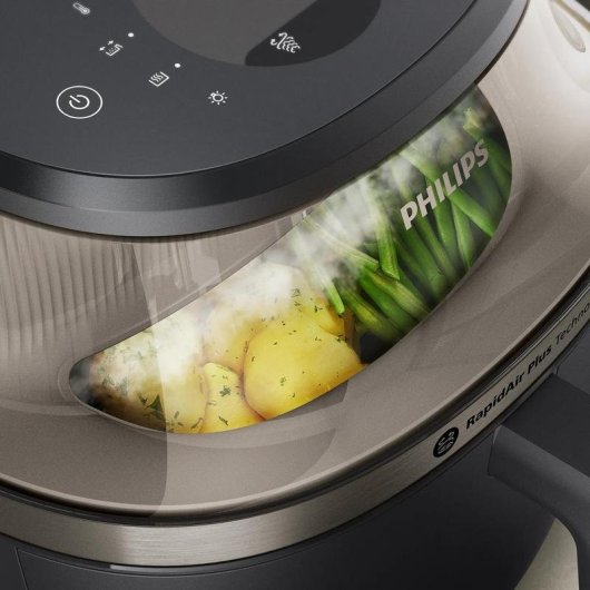Fritadeira de Ar Philips 5000 NA547/07 7,2L 2000W com Vapor e Revestimento Cerâmico