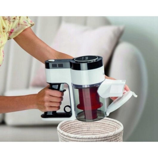 Akku Staubsauger Gorenje SVC216FMLW 135W 45 Min HEPA 0,5L Schwarz Weiß