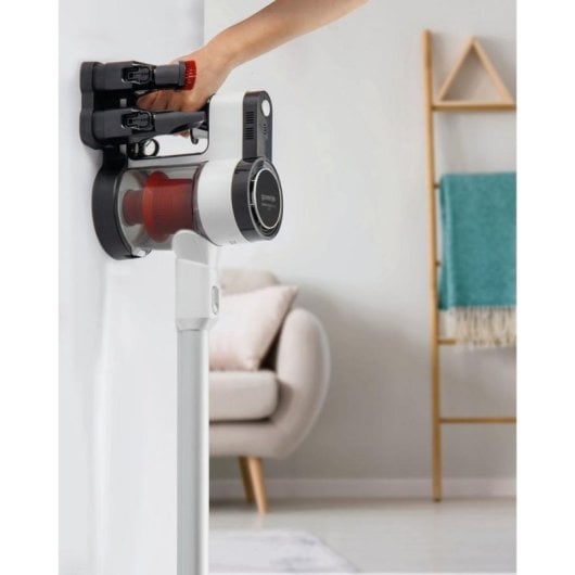 Akku Staubsauger Gorenje SVC216FMLW 135W 45 Min HEPA 0,5L Schwarz Weiß