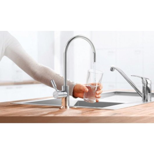 Filtro de agua Brita P 3000 bajo fregadero blanco