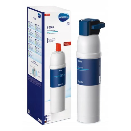 Filtro de agua Brita P 3000 bajo fregadero blanco