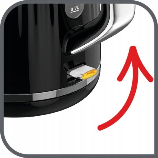 Teekanne TEFAL Loft KO2508 1,7 L 2400 W schwarz kabellos