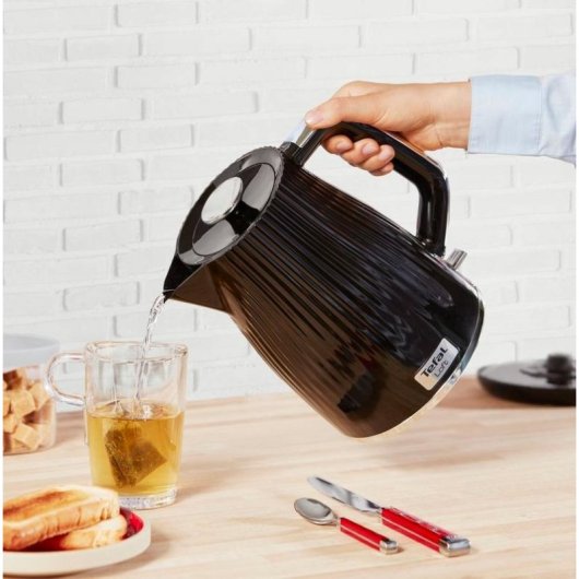 Teekanne TEFAL Loft KO2508 1,7 L 2400 W schwarz kabellos