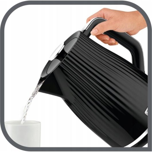 Teekanne TEFAL Loft KO2508 1,7 L 2400 W schwarz kabellos