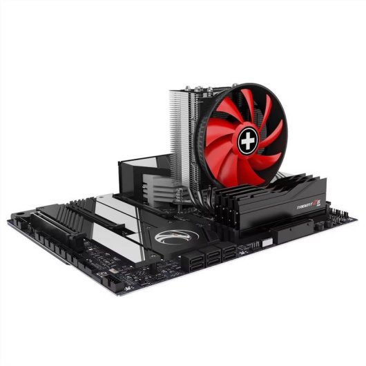 Refrigeración aire Xilence Socket AM4 AM5 LGA 1200 120 mm XC049 rojo negro
