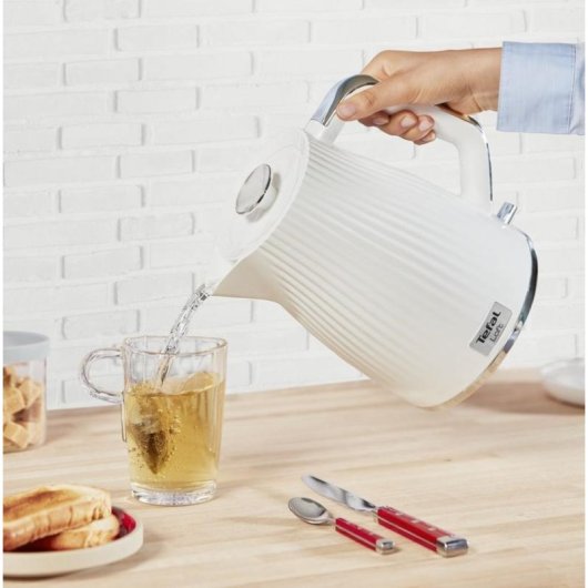 Tetera eléctrica Tefal KO250130 1,7 L 2400 W Blanco
