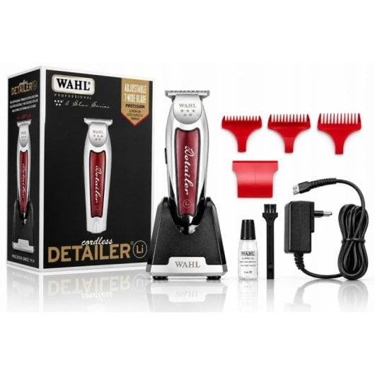 Cortapelos Profesional Wahl Detailer Li 8171L Inalámbrico 100min 3 Peines Cuchilla T-Wide