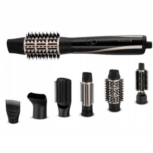 Cepillo Moldeador Remington AS7700 1200W Cerámica Iónica 2 Temperaturas 6 Accesorios