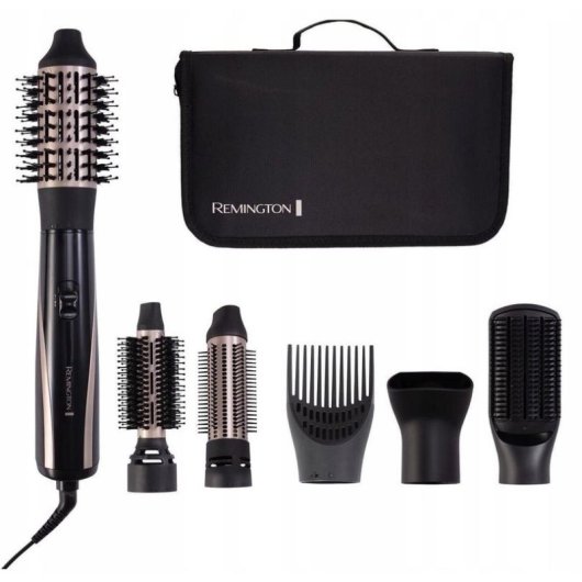 Cepillo Moldeador Remington AS7700 1200W Cerámica Iónica 2 Temperaturas 6 Accesorios