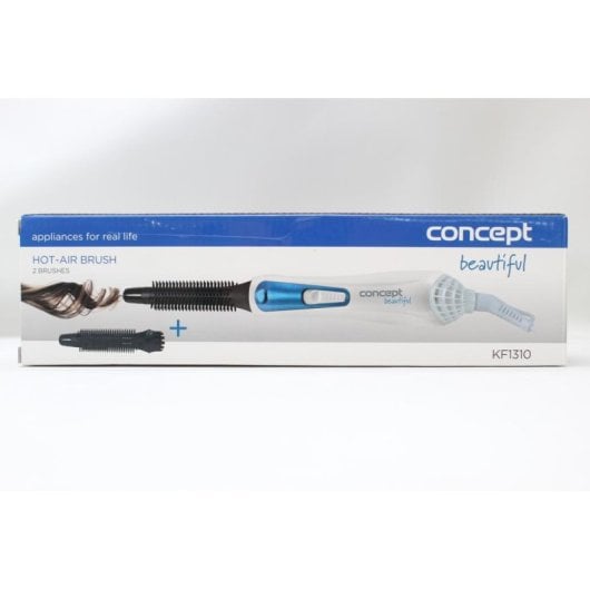 Cepillo Moldeador Concept KF1310 400 W Cerámica 3 Temperaturas Blanco y Azul