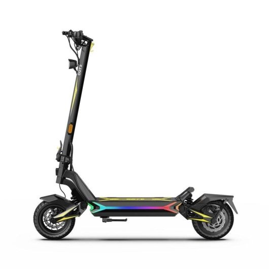 Patinete eléctrico OOTD SR1 27 Nm Autonomía 70 km Suspensión doble Negro y amarillo