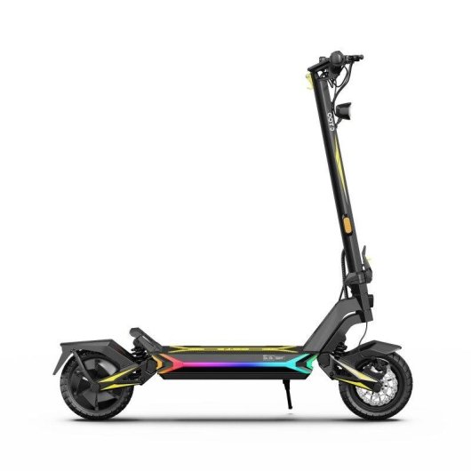 Patinete eléctrico OOTD SR1 27 Nm Autonomía 70 km Suspensión doble Negro y amarillo