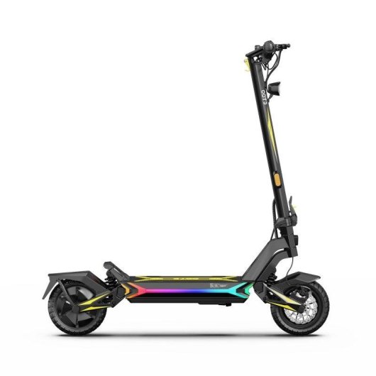 Patinete eléctrico OOTD SR1 27 Nm Autonomía 70 km Suspensión doble Negro y amarillo